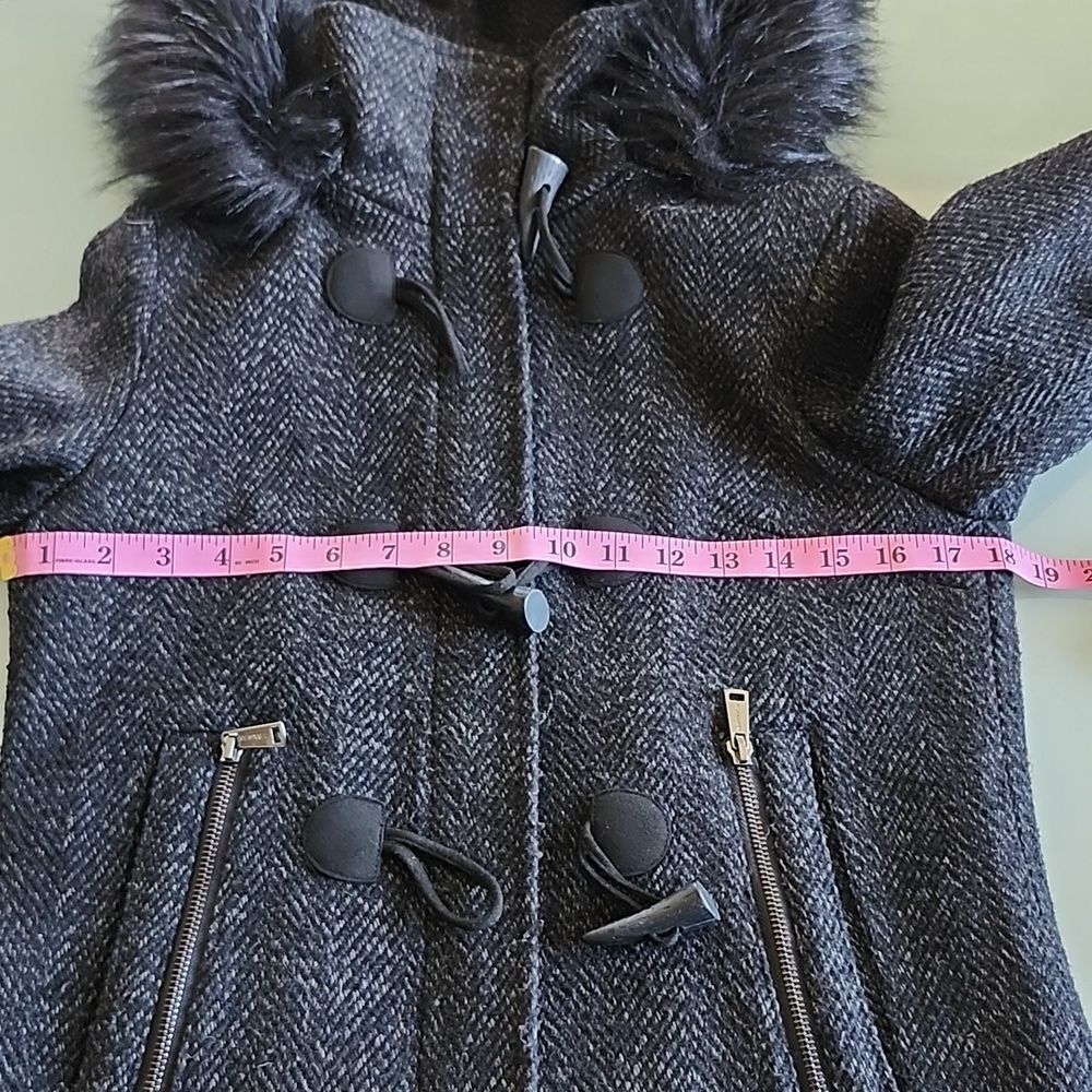 Nautica Wool Blend Coat Quiet Luxury Dark Academia Sophisticated Chic Size XS - Picture 10 of 10